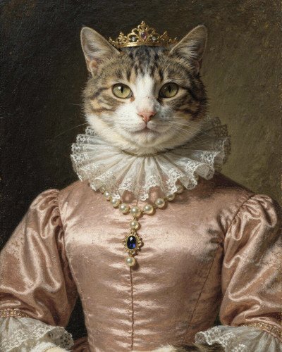 Exemple de portrait La Duchesse pour un chat