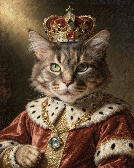 Portrait Le Roi créé à partir de cette photo