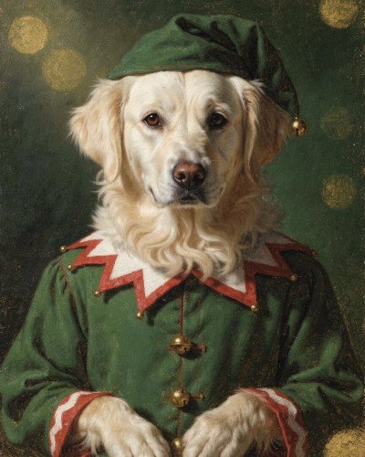 Exemple de portrait Le Lutin pour un chien