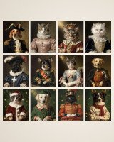Les 12 costumes au choix pour le portrait numérique HD
