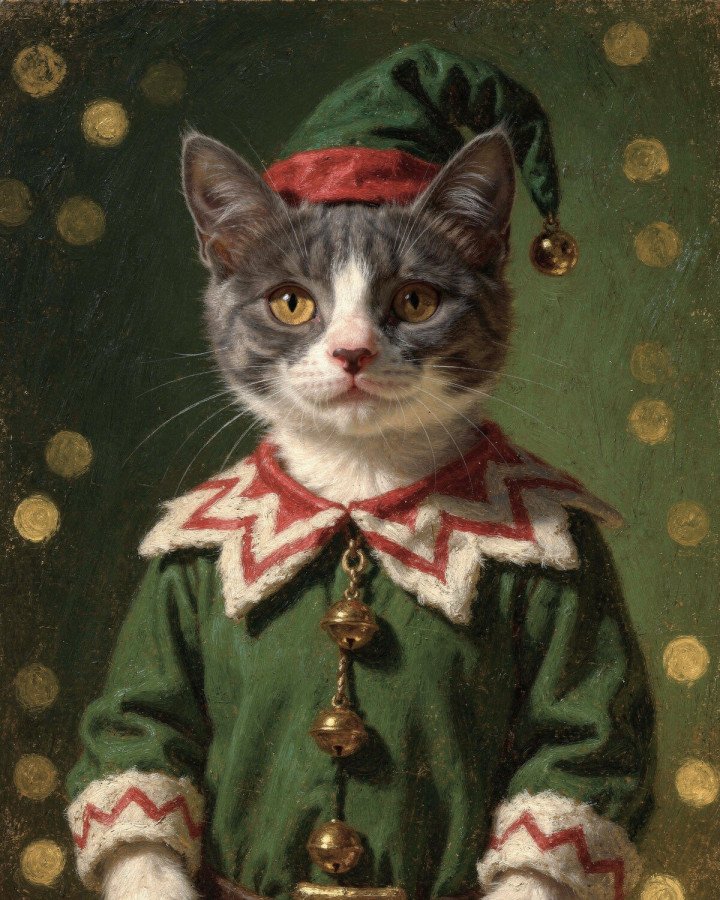 Exemple de portrait Le Lutin pour un chat