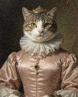 Exemple de portrait numérique HD : La Duchesse